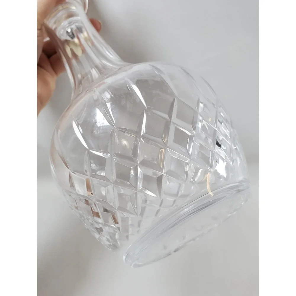Vtg A.G. Durand France Cut Lead Crystal Decanter w/Stopper 24% Lead‎ Crystal Bar